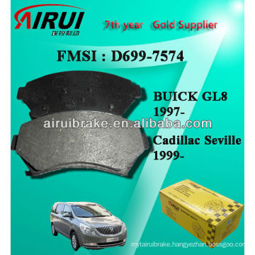 D699 BUICK GL8 semi-metallic brake pad